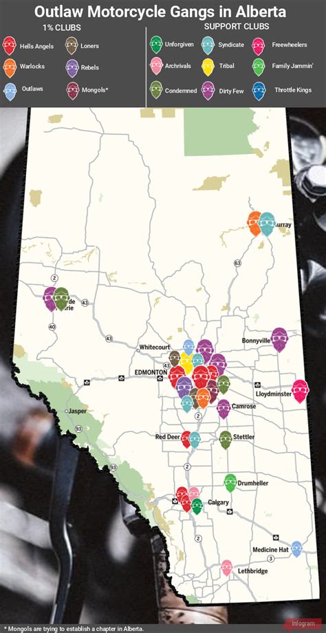 In America, nearly half of all violent crimes are gang-related. . Alberta gangs list